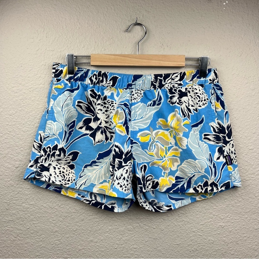 Patagonia Blue Floral Printed Women's Shorts